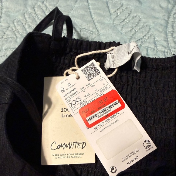 Mango Black Strappy Maxi Dress - Picture 6 of 12